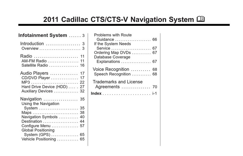 Cadillac CTS 2011 User manual