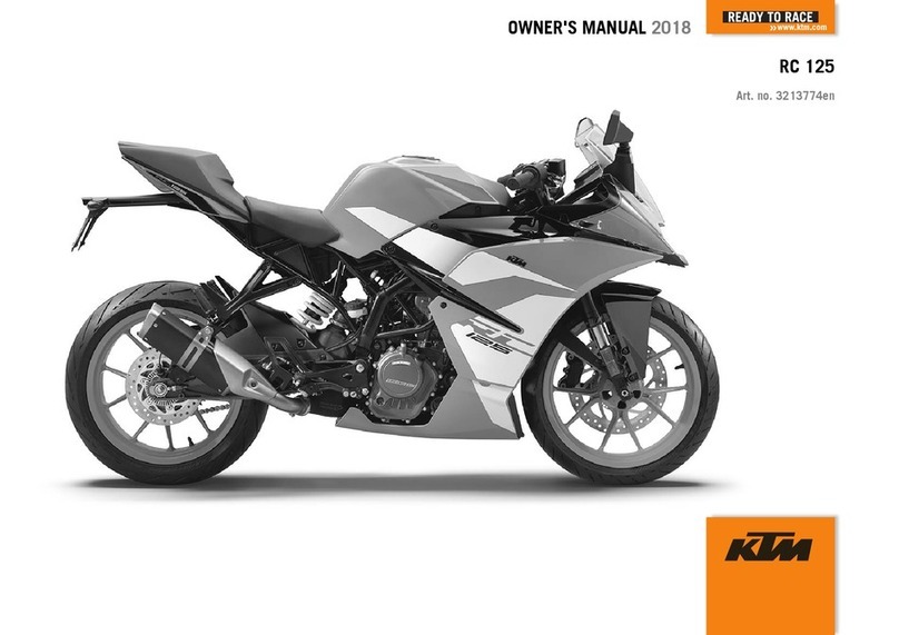 KTM F5003R1 2018 User manual