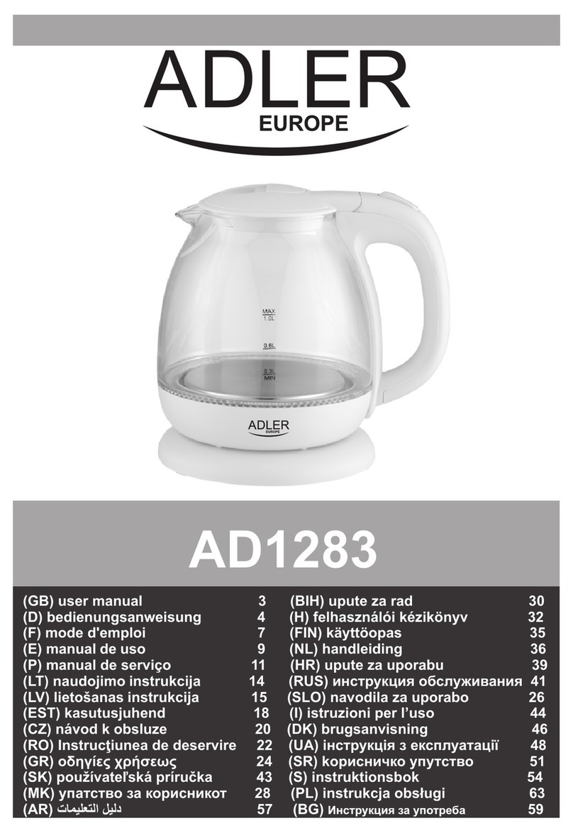Adler Europe AD1283 User manual