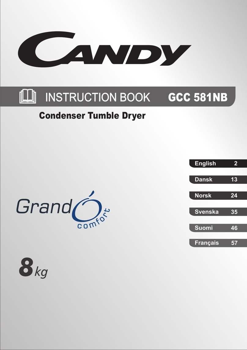 Candy GCC 581NB Instruction book