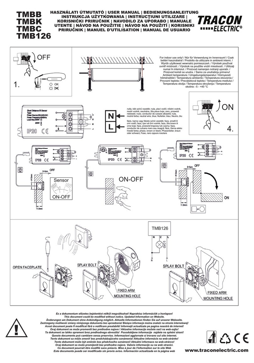 Tracon Electric TMBB User manual