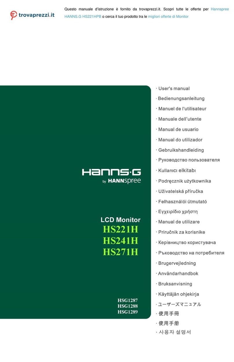HANNspree Hanns.G HS221H User manual