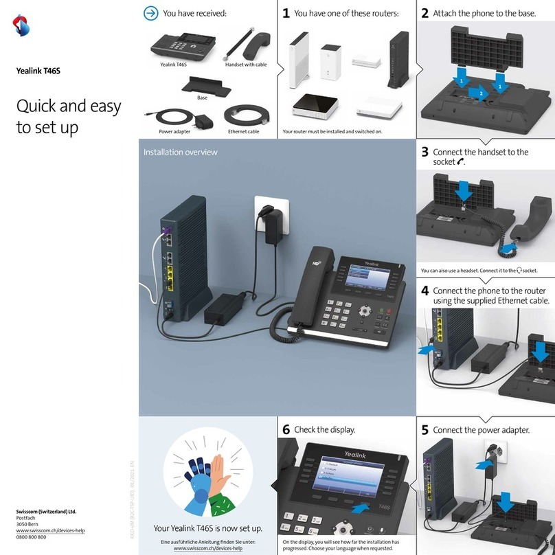 Yealink T46S Skype for Business Product information sheet