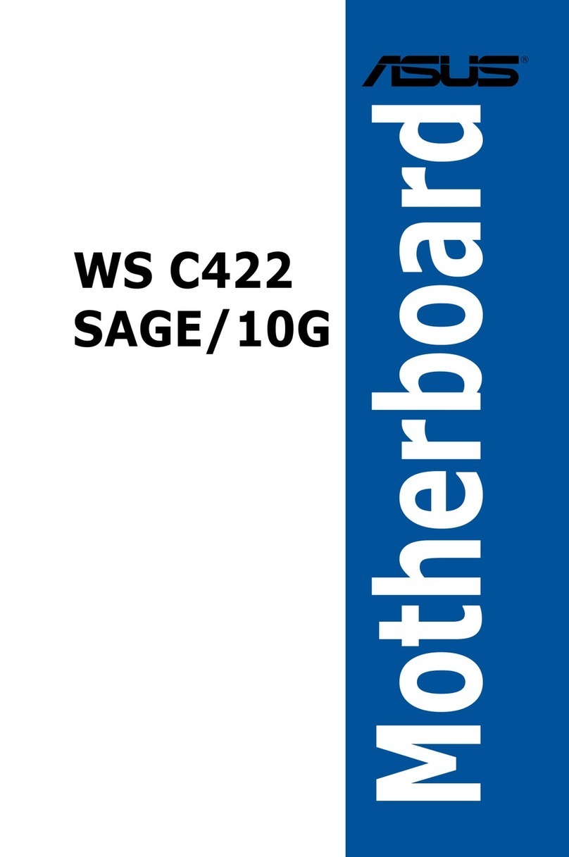 Asus WS C422 SAGE/10G manual