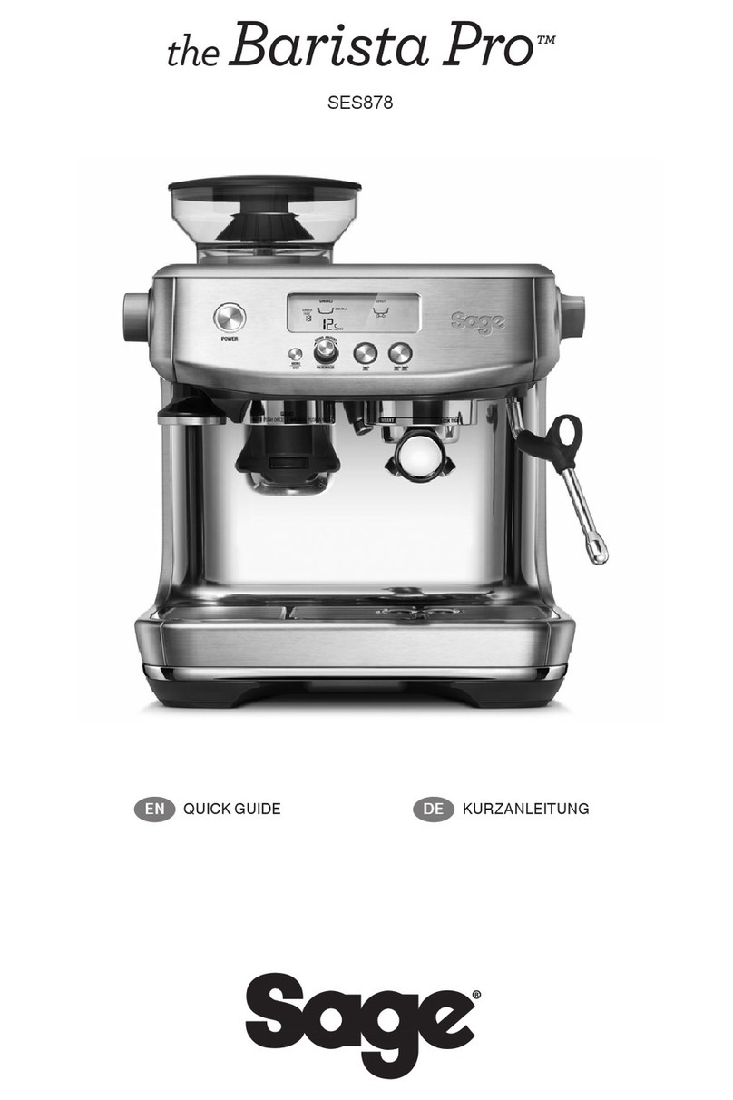 Sage the Barista Pro SES878BSS quick guide