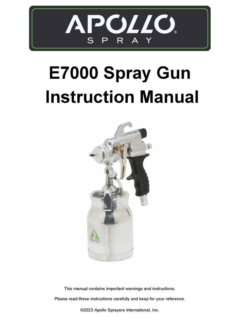 Apollo Sprayers E7000 instruction manual