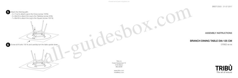 TRIBU 07662 Series User manual