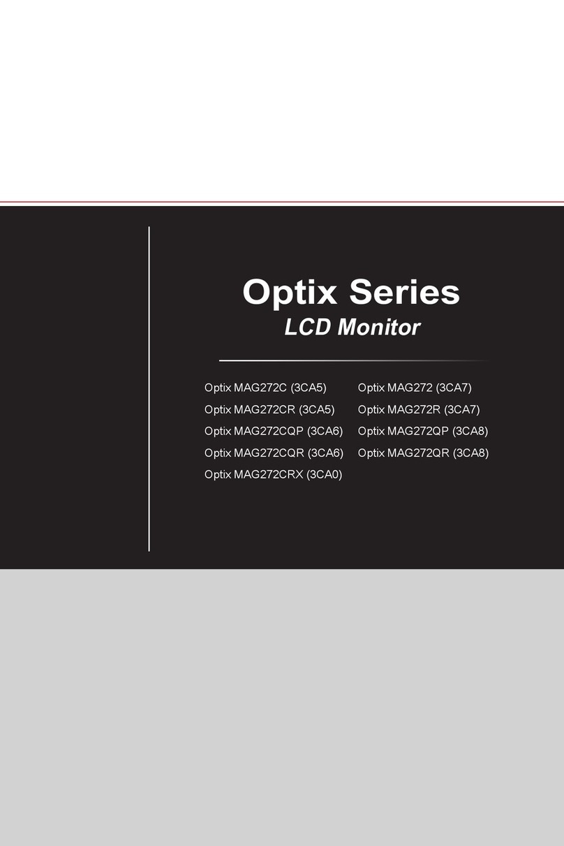 MSI Optix MAG272CQP User manual MSI Optix MAG272CQP User manual