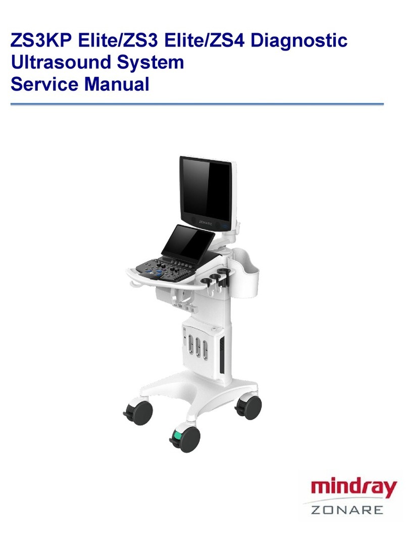 Mindray Zonare ZS3KP Elite User manual