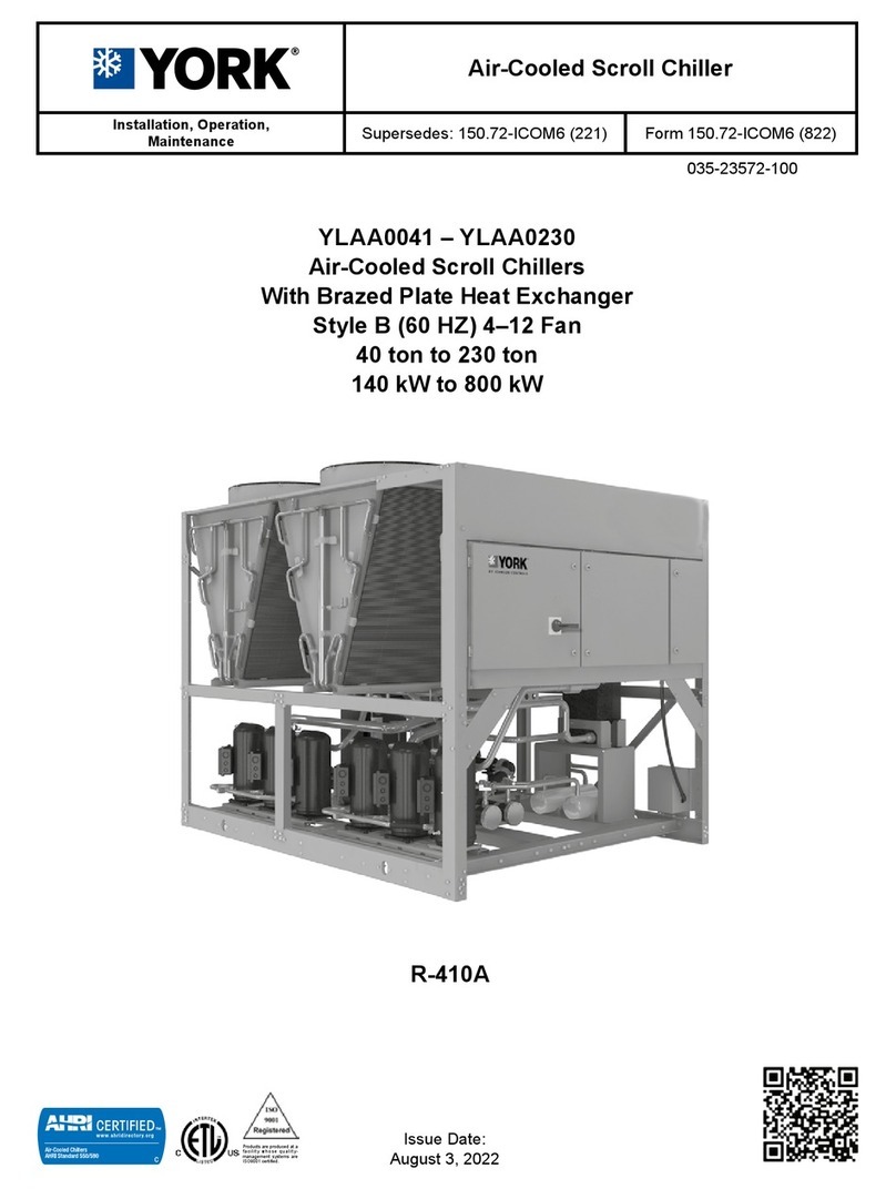 York YLAA0041 manual