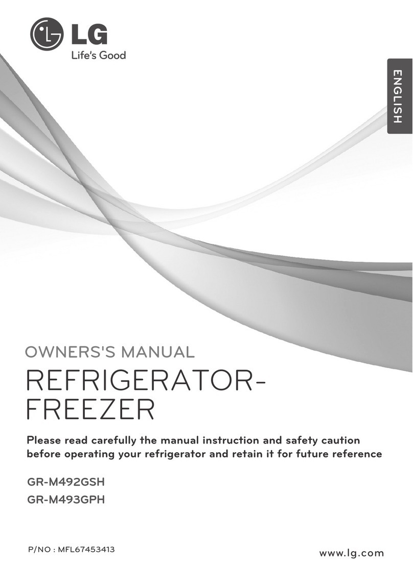 LG GR-M492GSH owner's manual