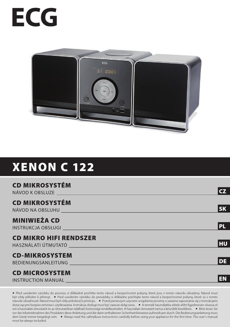 ECG XENON C 122 instruction manual