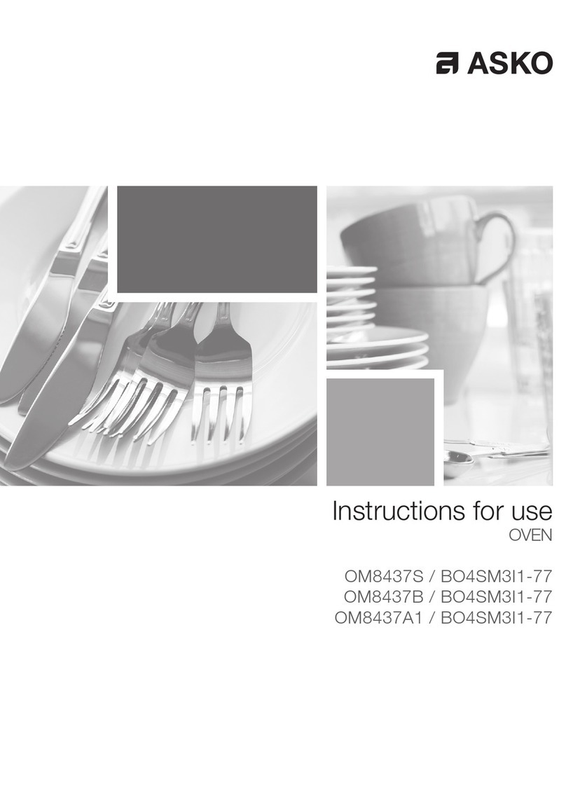 Asko OM8437B User manual