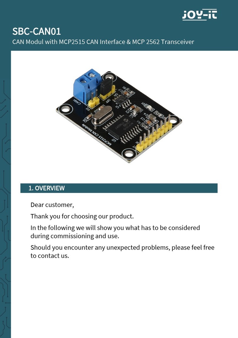 Joy-it SBC-CAN01 quick start guide