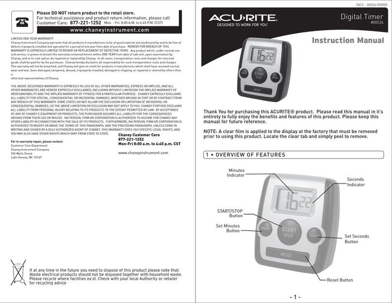 ACU-RITE 00534 instruction manual