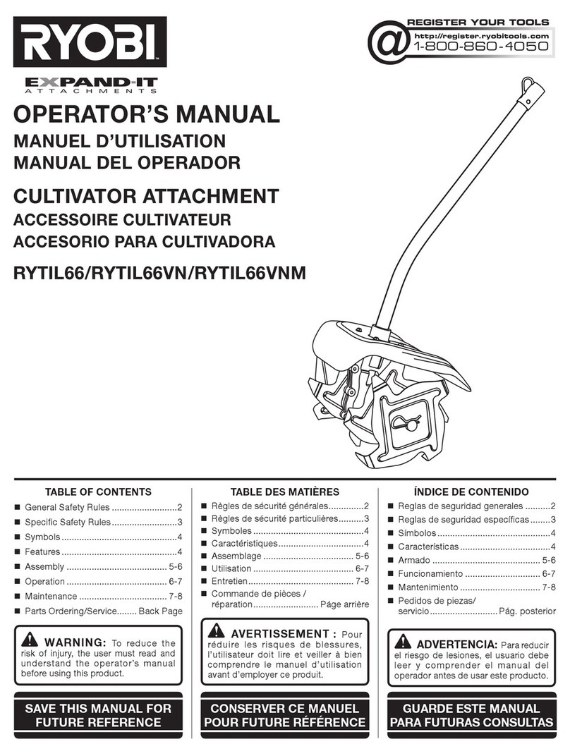 Ryobi EXPAND-IT RYTIL66 RYTIL66VN Operator's manual