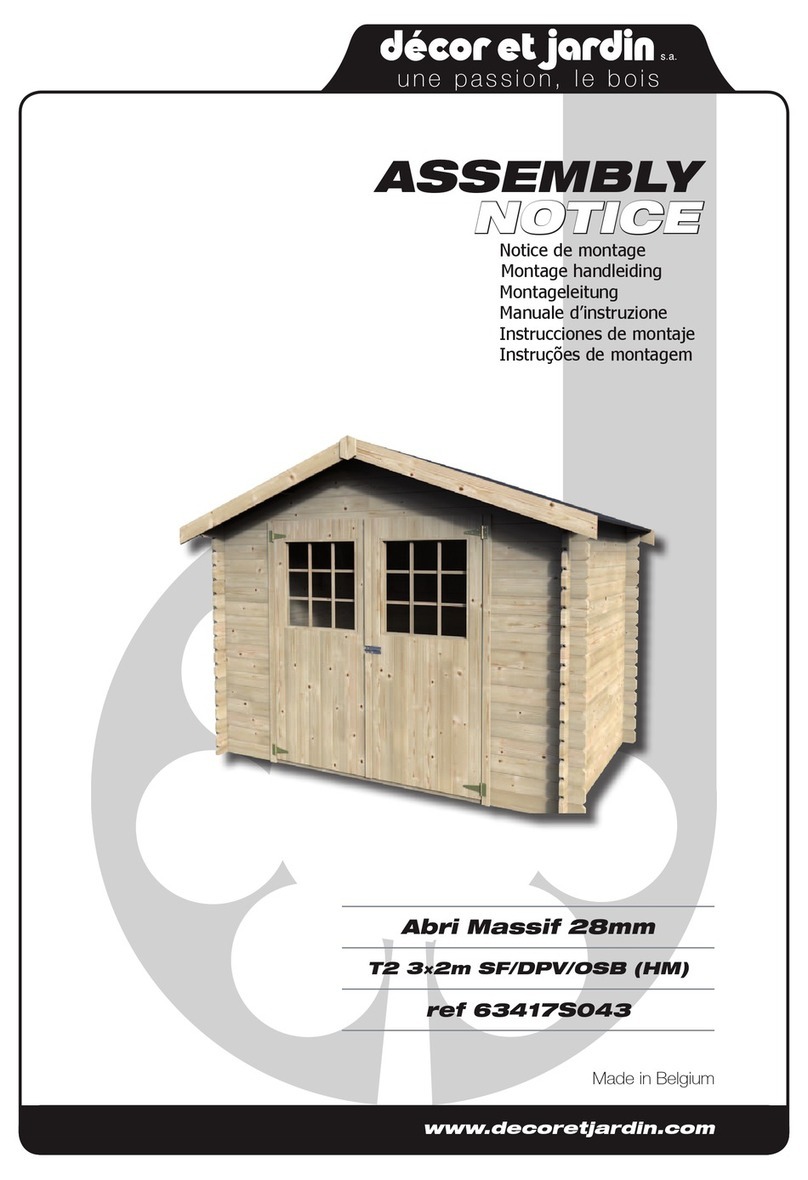 Décor et Jardin 63417s043 Assembly Notice