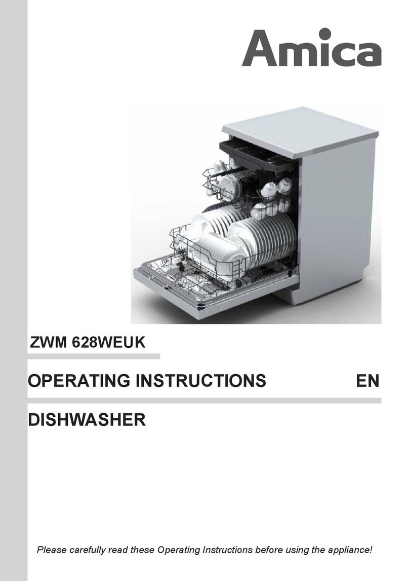 Amica ZWM 628WEUK operating instructions