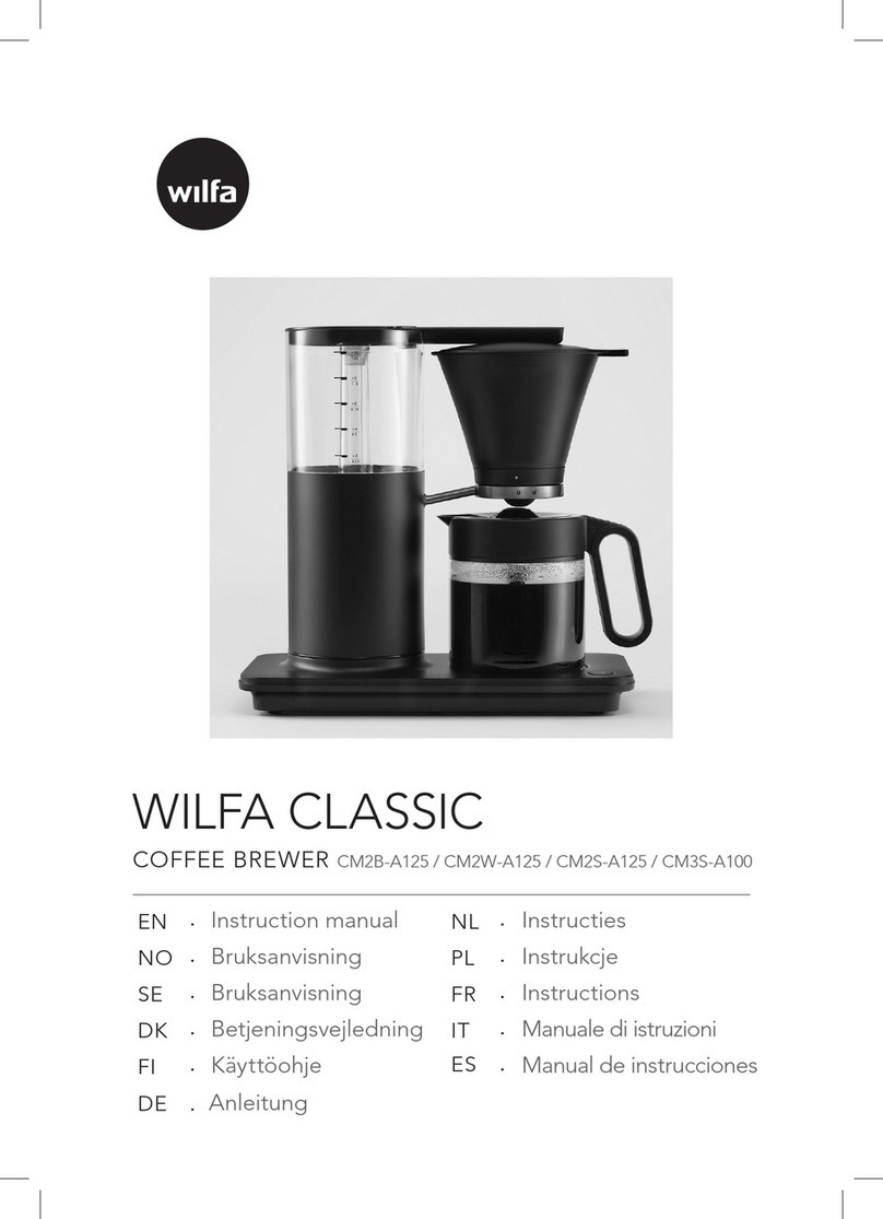 Wilfa Classic CM2W-A125 instruction manual
