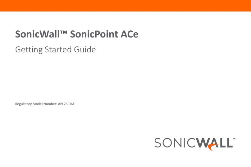 SonicWALL SonicPoint ACe User manual