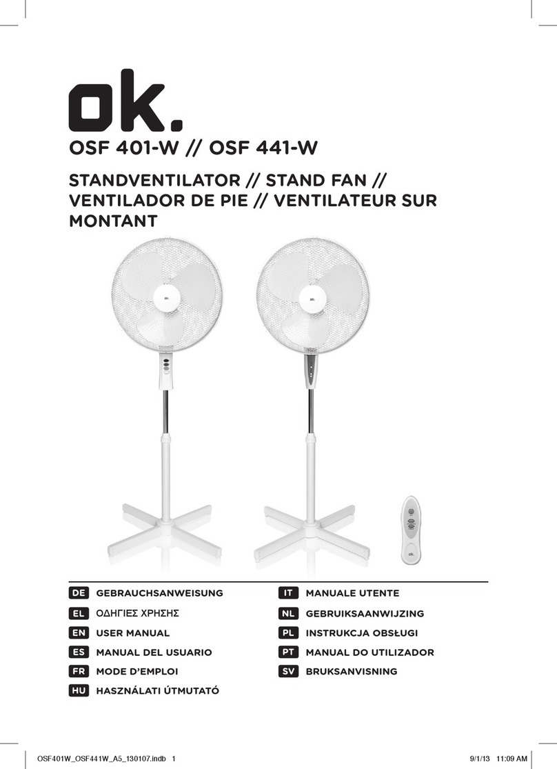O.K. OSF 401-W user manual