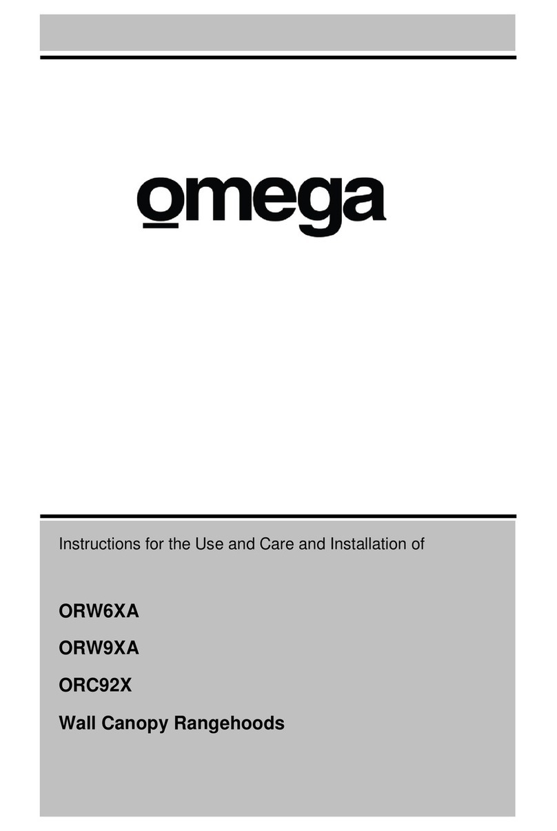 Omega ORC92X Installation guide