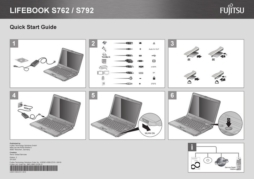 Fujitsu Lifebook S792 User manual