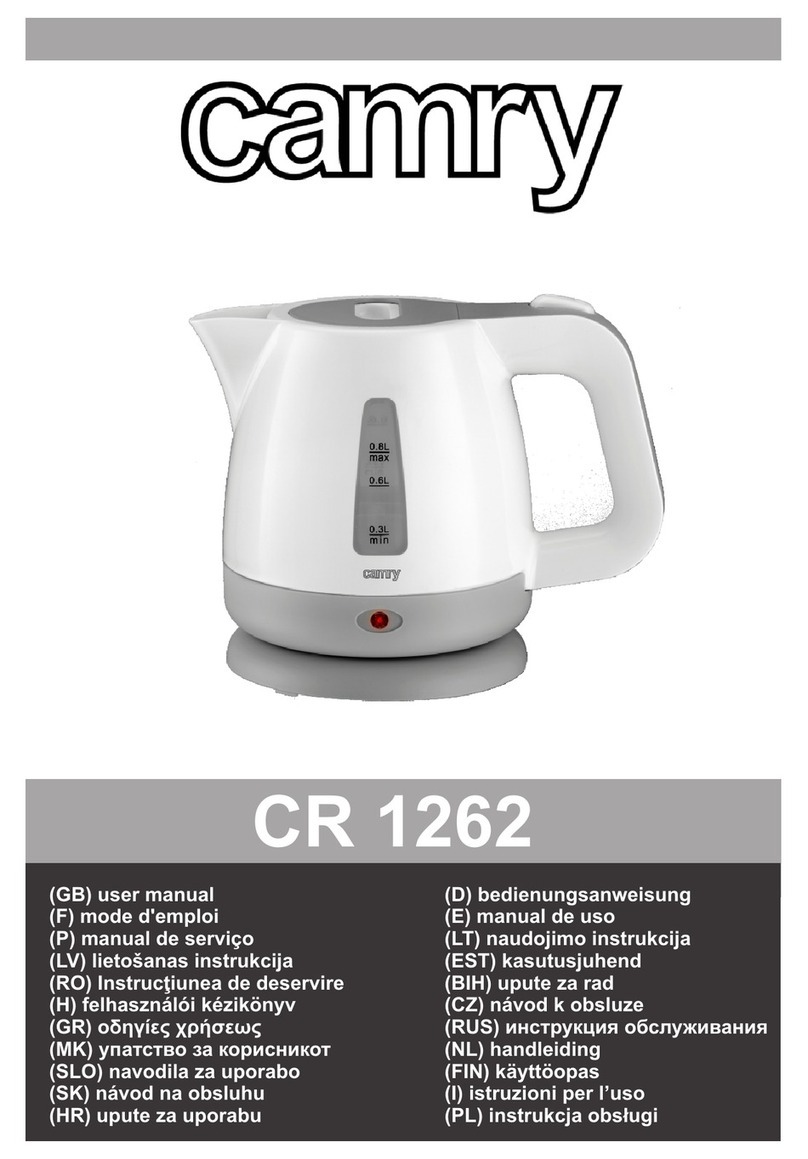 camry CR 1262 user manual