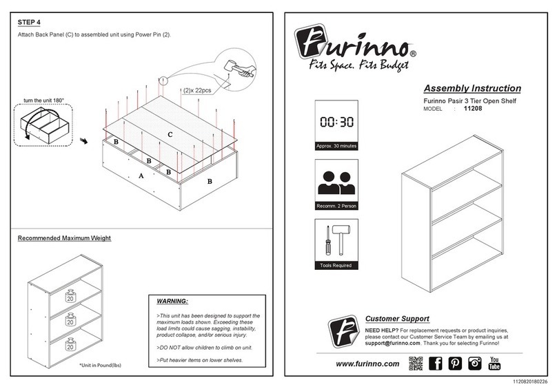 Furinno Pasir 11208 User manual Furinno Pasir 11208 User manual