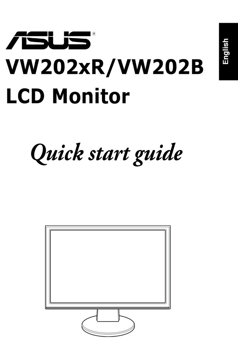 Asus VW202B User manual Asus VW202B User manual