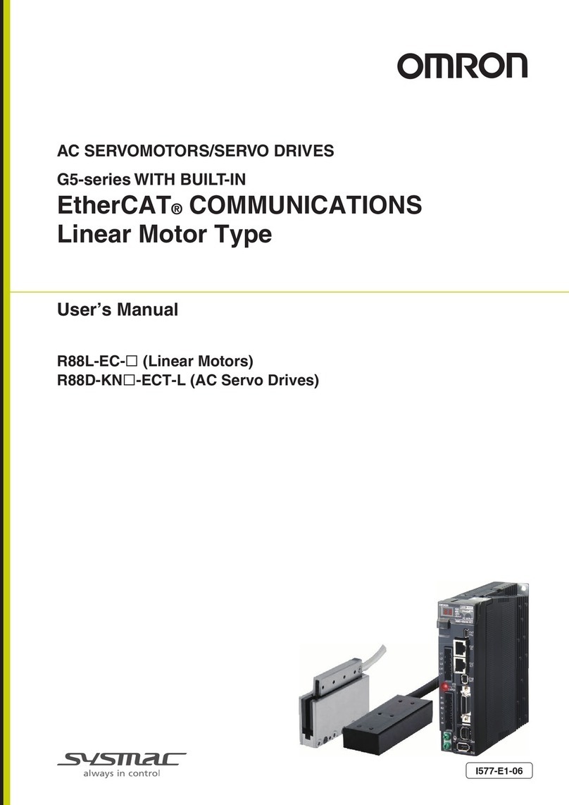 Omron R88L-EC Series user manual