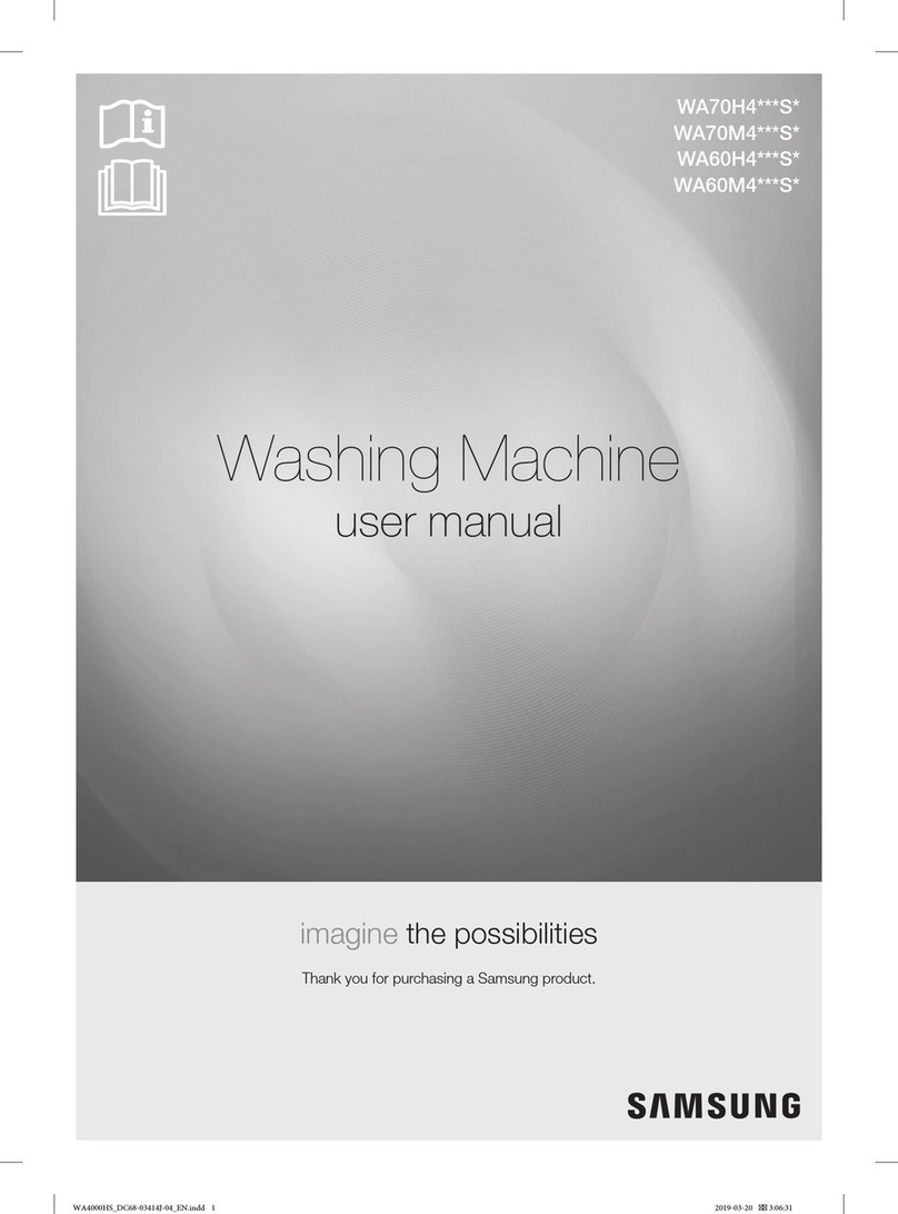 Samsung WA70H4 S Series User manual
