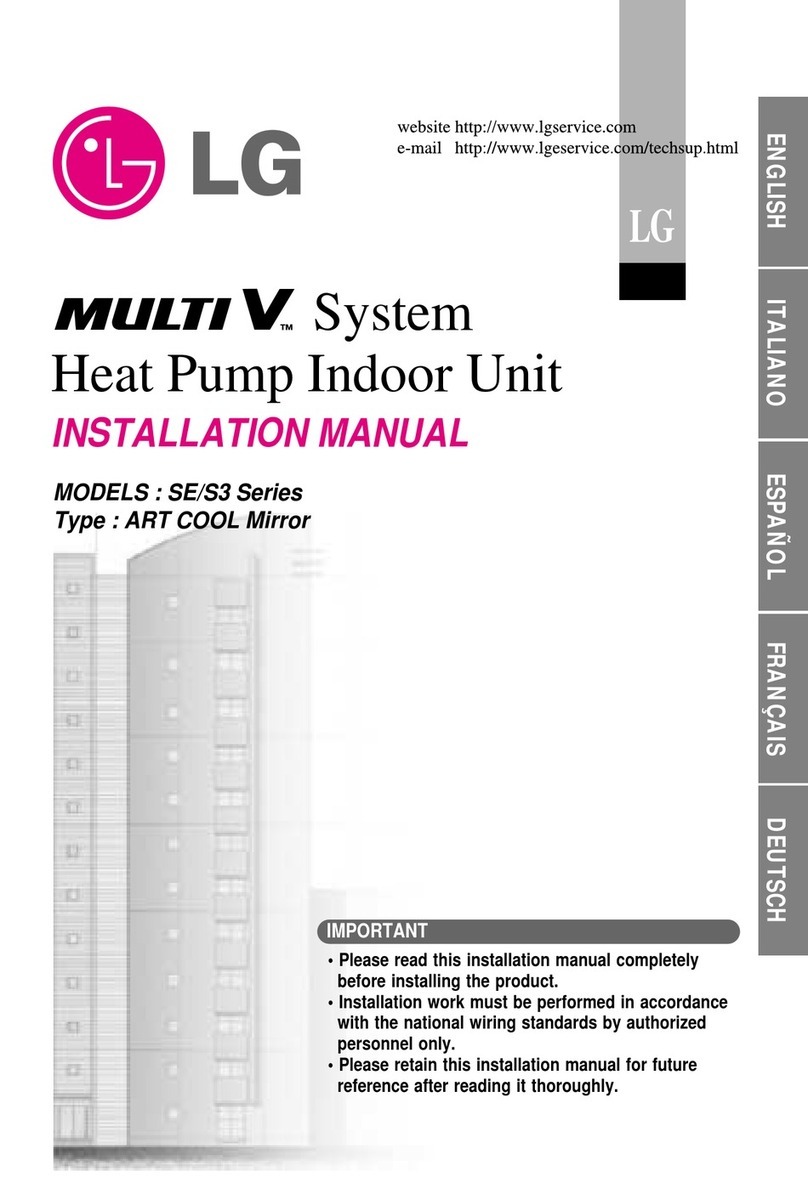 LG Multi V SE Series User manual