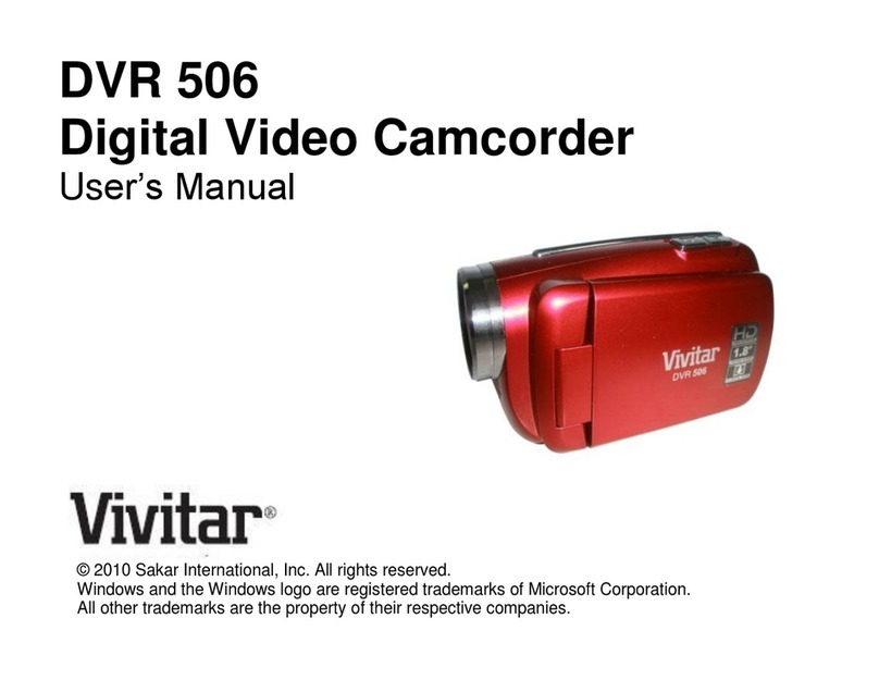 Vivitar DVR 506 User manual