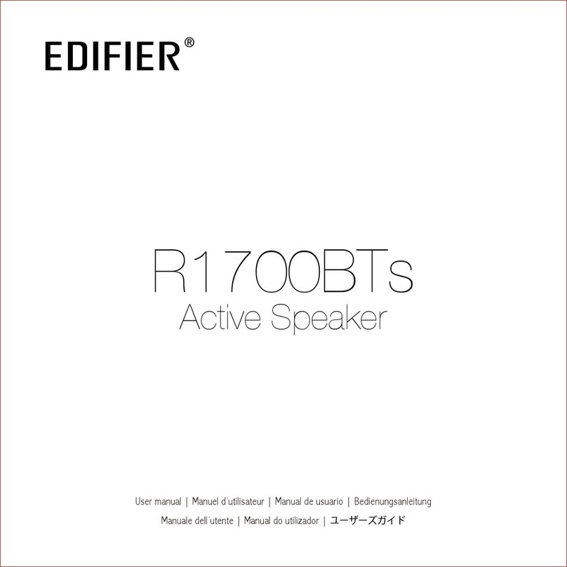 EDIFIER R1700BTs user manual