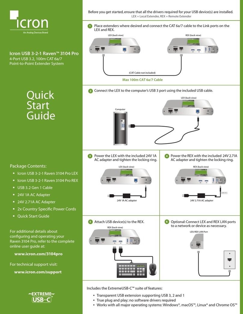 Analog Devices Icron Raven 3104 Pro User manual Analog Devices Icron Raven 3104 Pro User manual