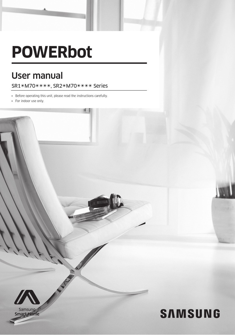Samsung POWERbot SR2 M70 Series User manual