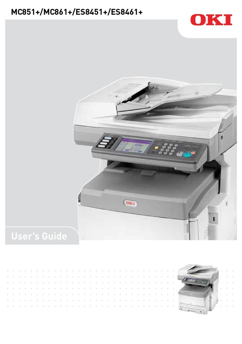 Oki MC851+ user guide
