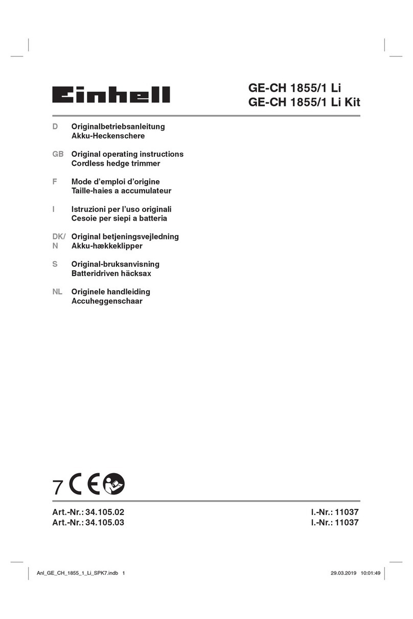EINHELL GE-CH 1855/1 Li User manual