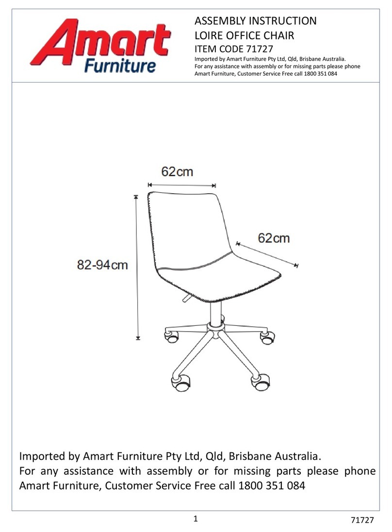 Amart Furniture LOIRE 71727 Assembly instruction Amart Furniture LOIRE 71727 Assembly instruction