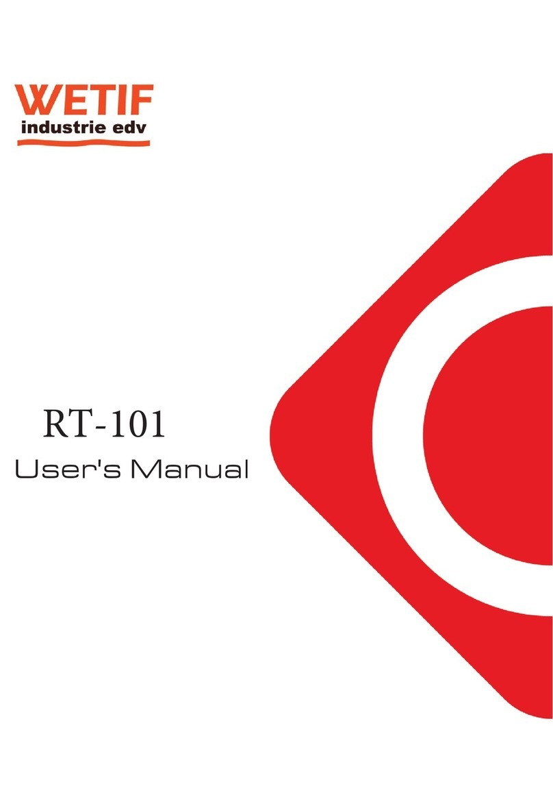 Wetif RT-101 User manual