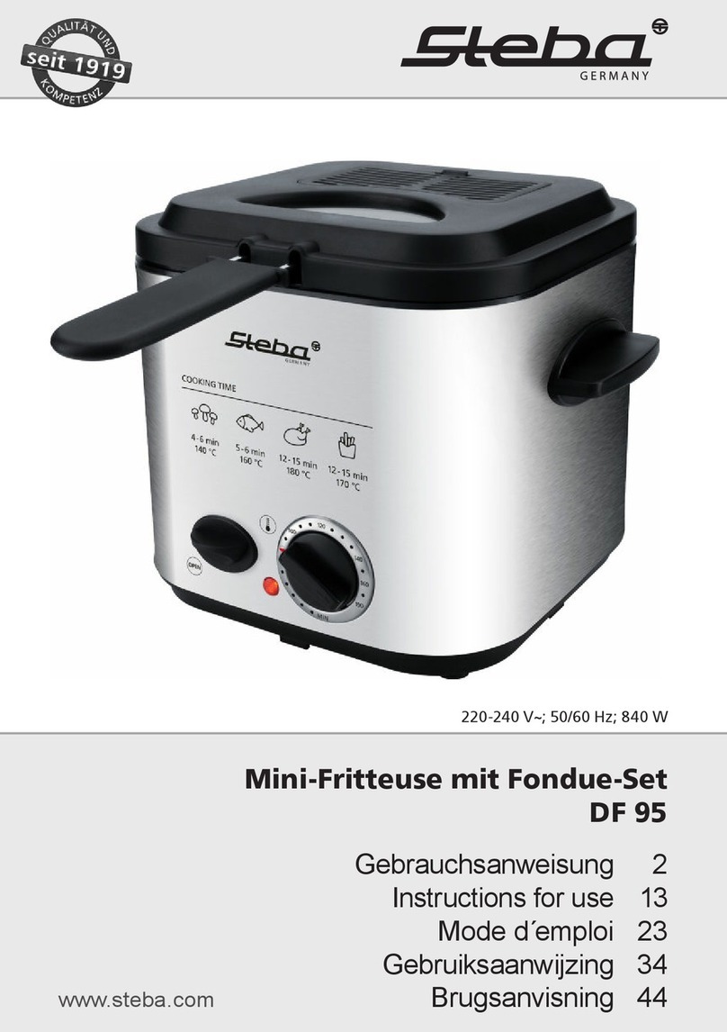 Steba DF 95 Instructions for use