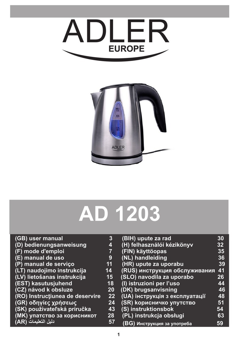 Adler Europe AD 1203 user manual