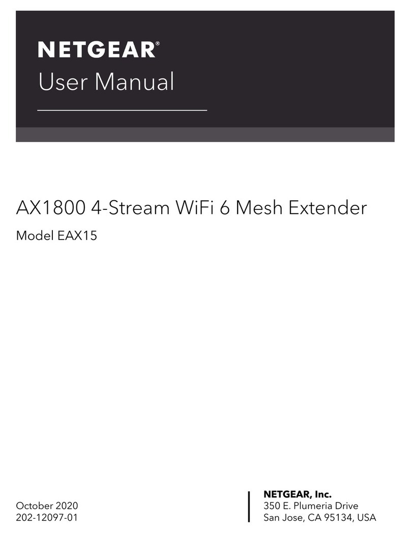NETGEAR EAX15 User manual