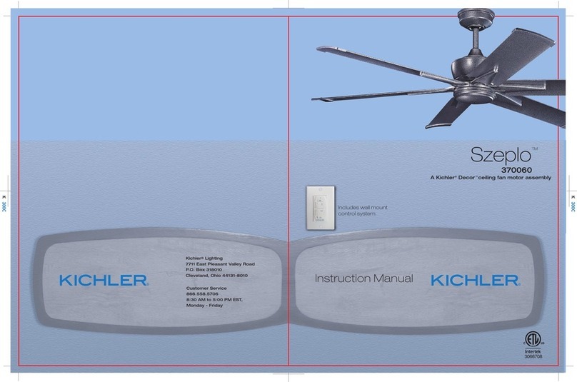 Kichler Lighting Szeplo 370060 instruction manual