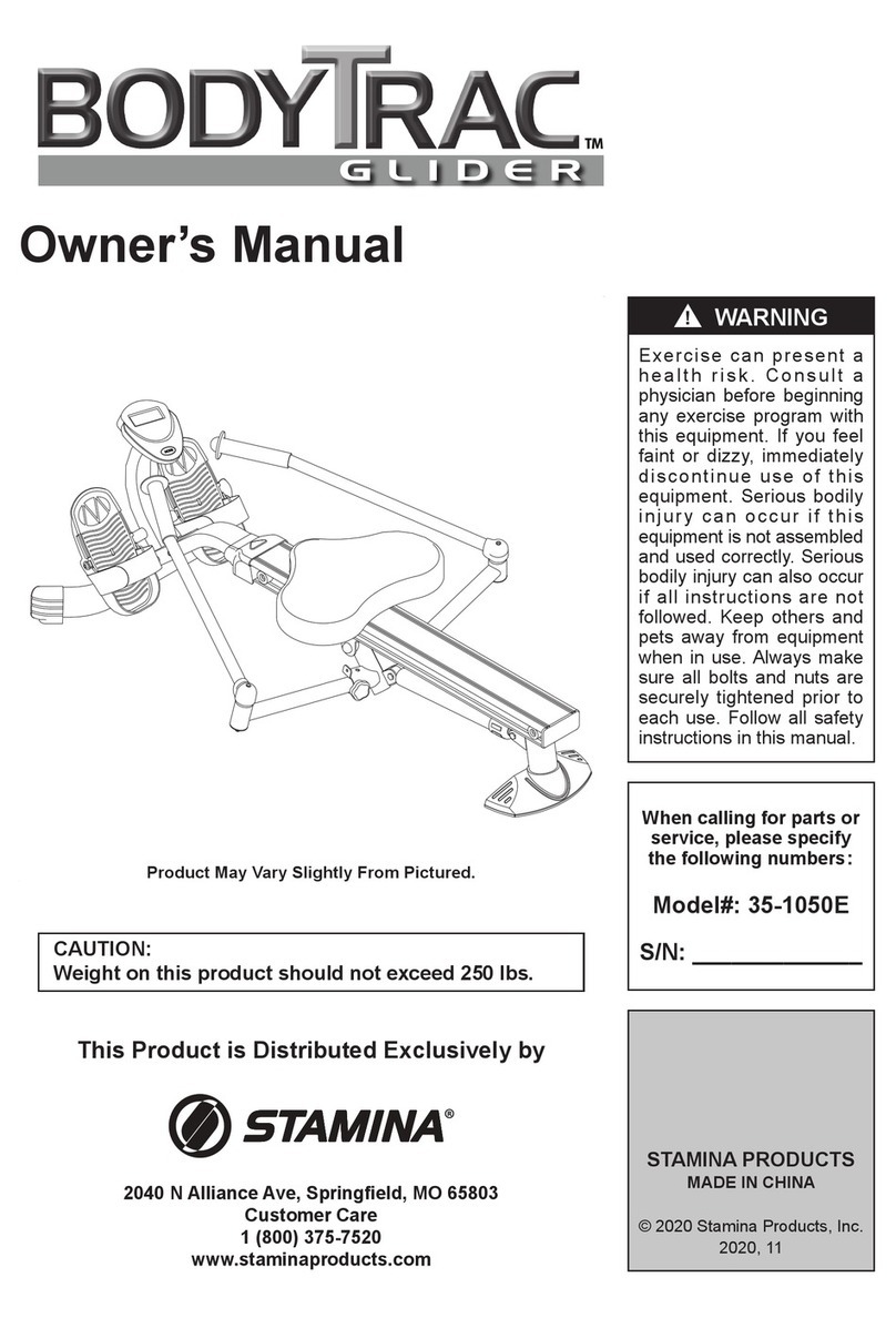 Stamina BODYTRAC 35-1050E owner's manual