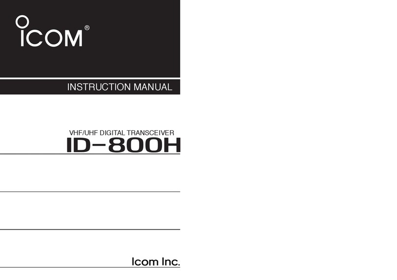 Icom ID-800H User manual