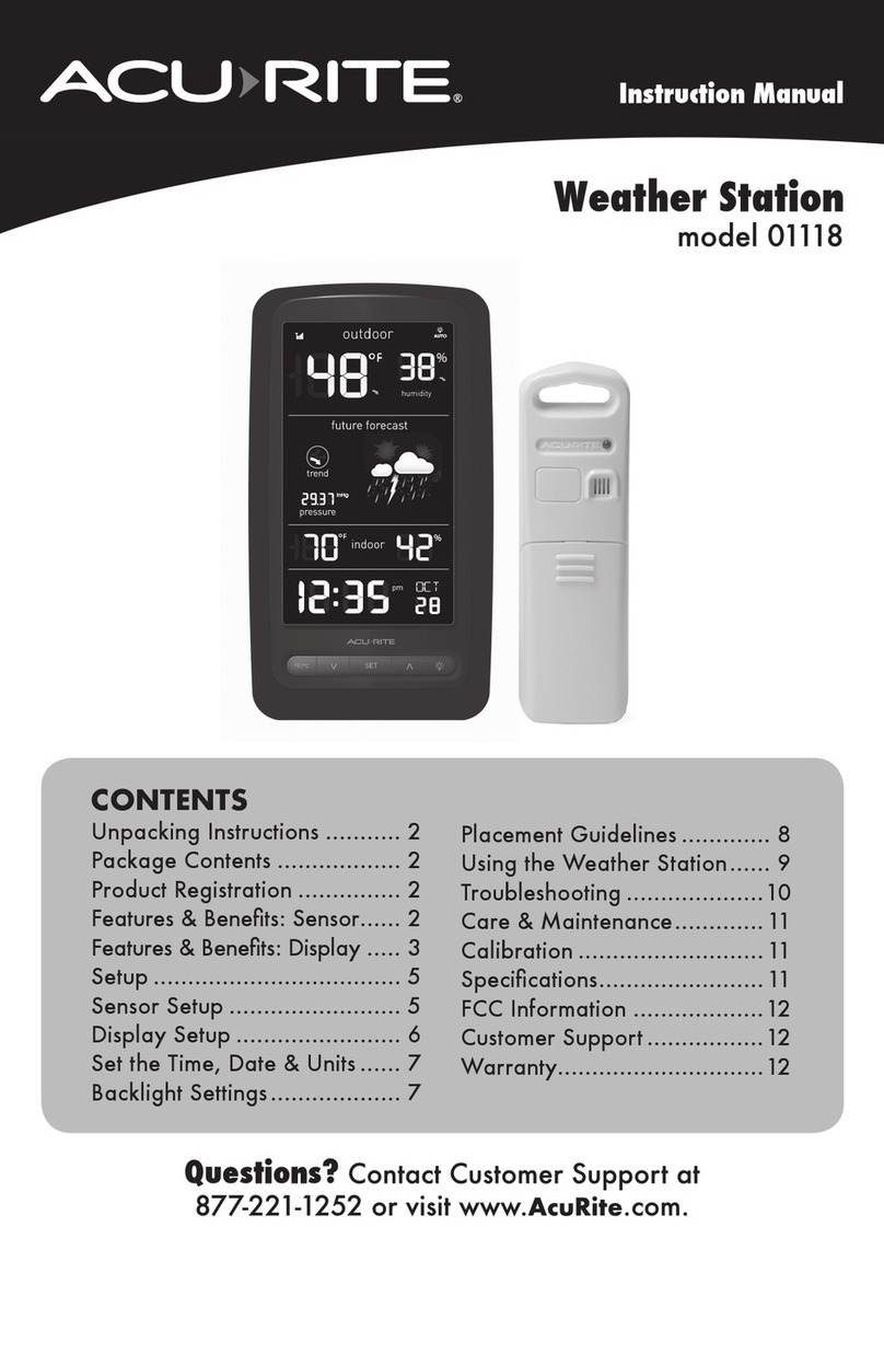 ACU-RITE 01118 User manual