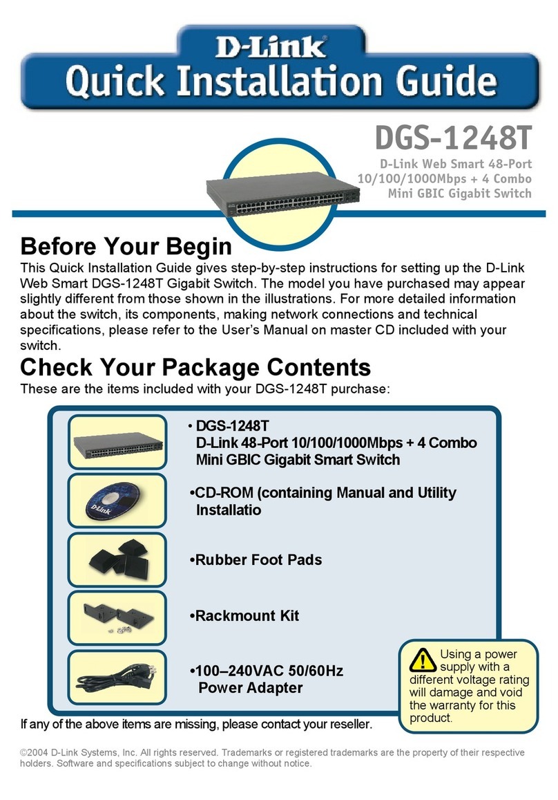 D-Link DGS-1248T - Switch User manual