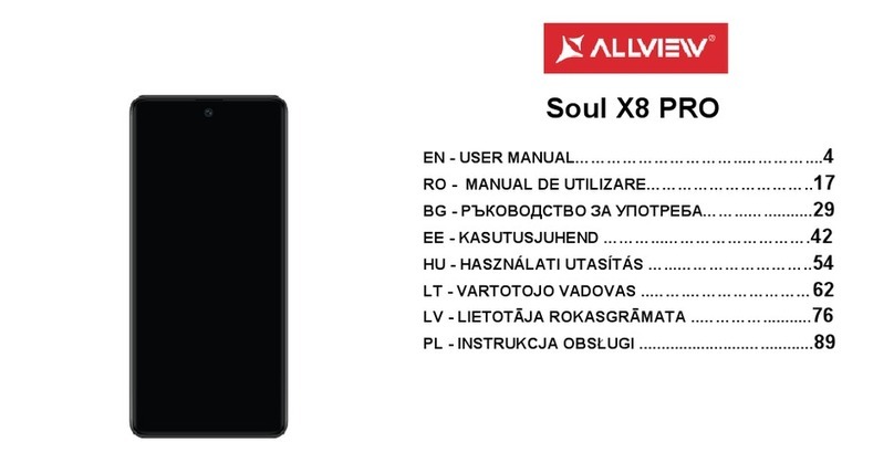 Allview Soul X8 PRO User manual Allview Soul X8 PRO User manual